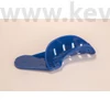 Picture 5/11 -Impression Tray, plastic, blue, with perforations and  grips, 1pc - in several sizes