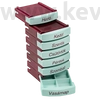 Kép 2/3 - MediBox napi és heti gyógyszeradagoló doboz bézs fiókokkal - többféle választható színben