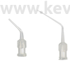 Endodontic Disposable Plastic Syringe Tips, transparent, longer, 10pcs