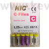 Picture 2/3 -C-file ( C-pilot) set, SS, #8-15, 25 mm, 6 db kézi tű (2x#8, 2x#10, 2x#15)