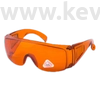 Kép 1/2 - Védőszemüveg, narancs, fotopolimerizációs lámpa fénye ellen véd