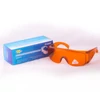 Imagine 2/2 - Ochelari de protecție medicală, portocalii, protejează împotriva luminii de întărire LED