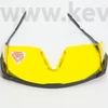 Picture 6/7 -Medical Safety Glasses, with black frame and yellow lenses