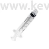 Kép 5/6 - Fecskendő, 5 ml, luer-lock, 3 részes, gumidugós, steril