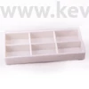 Picture 2/2 -Cabinet Tray, autoclavable, white, divided in 6 parts , 1 pc