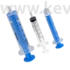Picture 1/6 -Syringe, luer, 2,5 ml, 2-part, sterile, 100 pcs