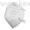 Kép 2/3 - DOC NFC fülpántos FFP2 maszk, fehér, 5 rétegű, gumis, BELSŐ ORRMEREVÍTŐVEL, 1 db