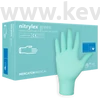Picture 1/2 -Nitrylex® green, mentazöld latex és púdermentes nitril kesztyű