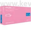 Kép 1/4 - NITRIL Rózsaszín Orvosi Vizsgálókesztyű érzékeny bőrűek számára , latex- és púdermentes 