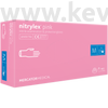 nitrylex® pink Kiváló minőségű orvosi púdermentes, nitril kesztyű világos rózsaszín színben