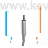 Picture 5/6 -C-Puma Mini - micromotor, with hose connection, without carbon brushes and handpiece