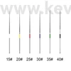 Picture 1/2 -Endodonciai Nikkel-Titán tű depurátor fejbe, 15-40, 6db