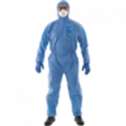 ANSELL AlphaTec 1500 Plus Schutzanzug mit Kapuze,  blau, Größe XL