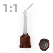 Mixing tips, brown, 1:1 + endo tips (100+100 pcs.)
