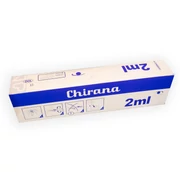 Disposable syringes, 2ml, 2-piece, luer, sterile, 100 pcs.