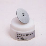 Polierer für Keramik aus Silikone, grau, grob, Figur: Linse, ohne Mandrel 22x3.5mm, ISO: 303 220, Drehzahlbereich: 15-30000 rpm - 10 St.