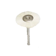 Robinson brushes, white, on mandrel, 22mm - 10 pieces