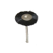 Perii Robinson, negre, pe mandrină, 22mm - 10 bucăți