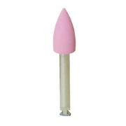 Szilikon polírozó, RA, 1 db, rózsaszín, láng alakú, 5x10 mm, ISO: 243/050