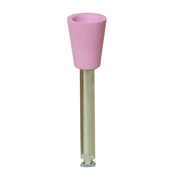 Polishing Rubber, white, cup shaped, 4 lamellas, 1 pc