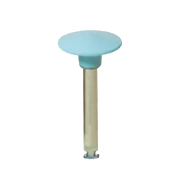 Polisher made of silicone, blue, lenticular, soft, ISO:304/100, RA, 1 piece