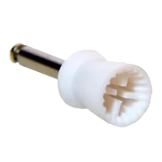 Polírozó gumi, fehér, kehely forma, 4 lamellás, 1 db