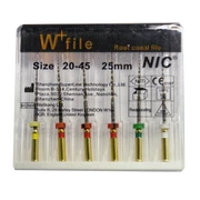 W-file (Waveone) set 21-40, 25 mm, 6 db gépi tű, M-wire NiTi