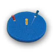 2 csomag (100 db) endo szivacs, kék, kerek, 50x8 mm