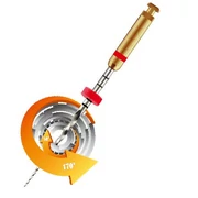 S-ONE Controlled Memory Niti files, sorozat, (4 tű), 25 mm, 170° oda-50° vissza