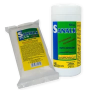 Sanalk Plus tin for surface sterilisation wipes, 1 piece + 100 wipes