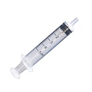 Disposable syringes, 5ml, 3-piece, luer, sterile, 100 pcs.