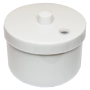 Borcan pentru curățarea burghiului - alb