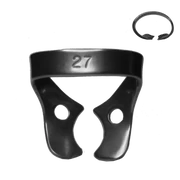 Rubber dam clamp, Ivory, type 27, for all molars, 1 piece