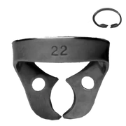 Kofferdam kapocs, Ivory, 1 db, 8.22-es tipus, alsó kisörlők