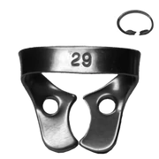 Rubber dam clamp, Ivory, type 8.29, for lower molars, 1 piece