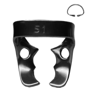  Kofferdam kapocs, Ivory, 8.51-es típus, nagyőrlőkhöz, 1 db