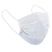 Mască facială cu 1 strat, lavabilă, suport nas alb fără placă metalică, 1 buc