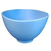 Mixing cup made of silicone, 13cm Ø, blue