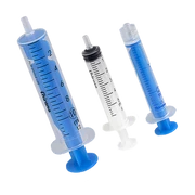 Disposable syringes - different sizes and types