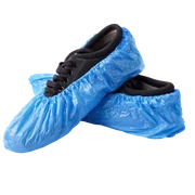 Cipővédő lábzsák, egyszer használatos, kék színű, 100db