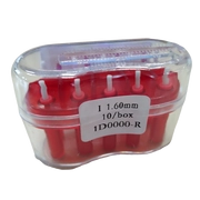 Üvegszálas csap, utántöltő, 1,6 mm-es méretben (piros), 10 db, FITSPOST