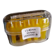 Rechizite stilou din fibră de sticlă în galben, dimensiune: 1,4 mm, 10 bucăți