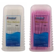 Applicator, 1 mm Ø, 10 cm length, white/purple, 100 pieces/box