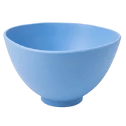Gobelet à mélanger en silicone, 13cm Ø, bleu