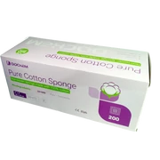 Burete din bumbac pur, 10x10cm, nesteril, 200 bucăți
