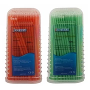 Applikátor nagy 2mm fejátmérő (narancs vagy zöld színben) —  10cm hosszú, 100db/doboz