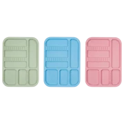 Tavă, nedividată, autoclavabilă, din plastic, albă, 20x10x2,5 cm, 1 buc