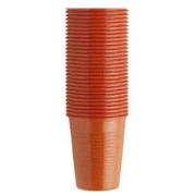 Pahar cu apă de gură, 200 ml, portocaliu, 100 bucăți