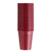 Pahar pentru apă de gură, 200 ml, roșu, 100 bucăți