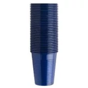 Mouthwash cup, 200 ml, dark blue, 100 pieces
